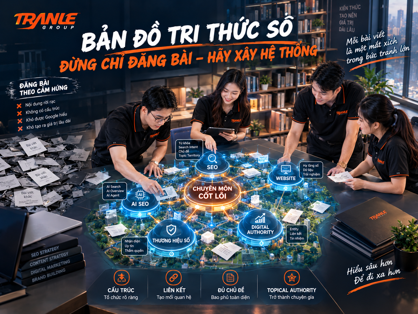 Vì sao doanh nghiệp nên xây “bản đồ tri thức số” thay vì chỉ đăng bài theo cảm hứng?